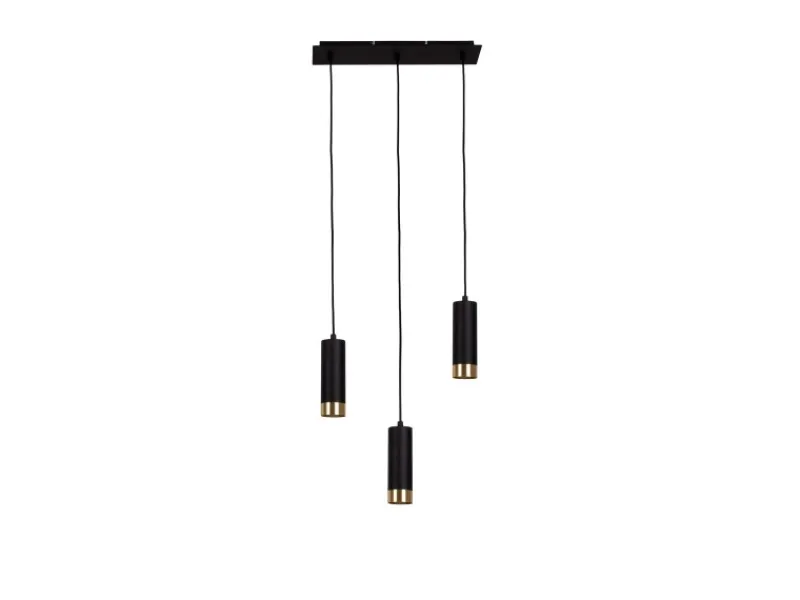 Näve Pendelleuchte Fridu Schwarz 150 cm x 48 cm x 9 cm 3er-Set< Kücheninseln