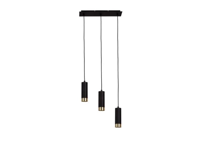 Näve Pendelleuchte Fridu Schwarz 150 cm x 48 cm x 9 cm 3er-Set< Kücheninseln