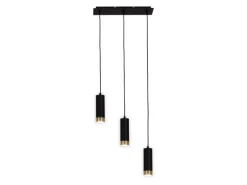 Näve Pendelleuchte Fridu Schwarz 150 cm x 48 cm x 9 cm 3er-Set< Kücheninseln