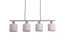 Näve Pendelleuchte Maron Natur 140 cm x 71,5 cm x 12 cm 4er-Set< Kücheninseln