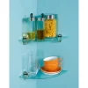 Best OBI Eckregal Glasboden Villar Klar 25 cm x 25 cm x 0,6 cm
