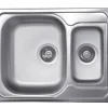 OBI Einbauspüle Quadra Duo 62 Edelstahl eckig< Edelstahlspülen