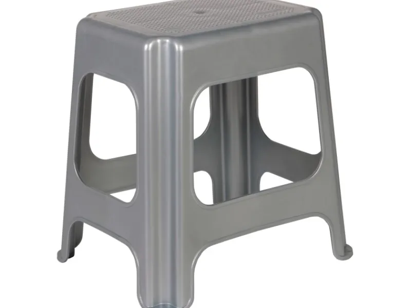 ok Töpfe<Maxi-Hocker 42 cm Light Silver