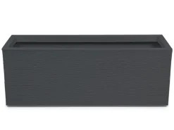 Ondis24 Pflanzkübel Blumenkübel Graphit 57 L Anthrazit - Doppelpack Blumentopf Pflanzgefäß< Töpfe