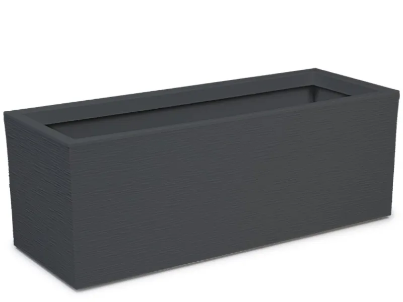 Ondis24 Pflanzkübel Graphit 57 L Anthrazit Blumentopf Pflanzgefäß< Töpfe
