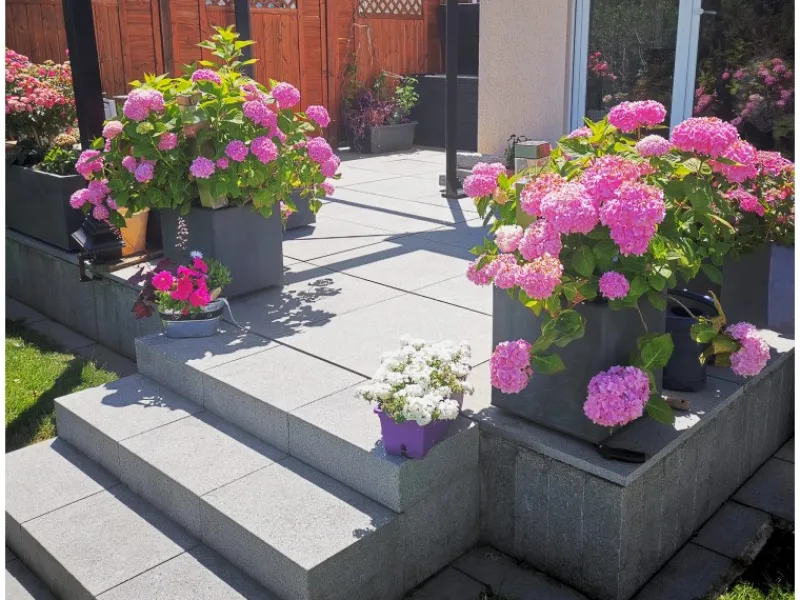 Ondis24 Pflanzkübel Vulkan 40 Pierre HellGrau Blumentopf Pflanzgefäß< Töpfe