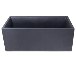 Ondis24 Töpfe<Pflanzkübel Vulkan 100 Blumentopf Doppelwandig Anthrazit Blumentopf Pflanzgefäß