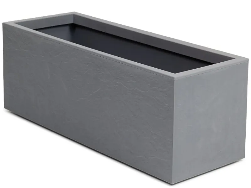 Ondis24 Pflanzkübel Vulkan 57 L Grau Blumentopf Pflanzgefäß< Töpfe