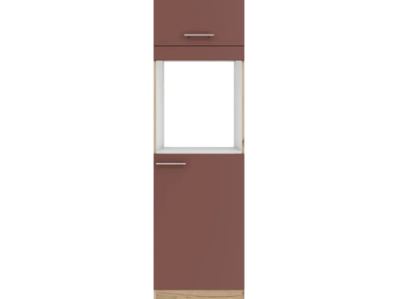Online Optifit Bari407 Küchen-Geräteumbauschrank 60 cm Rostrot