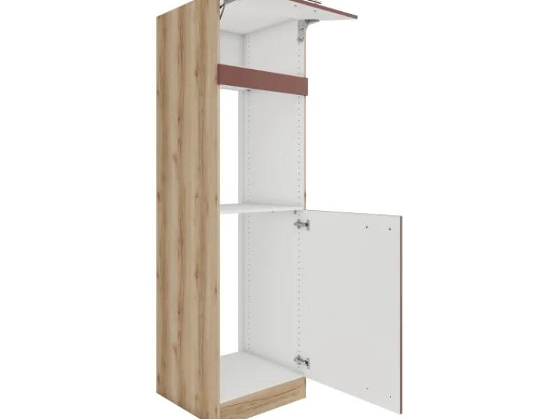 Online Optifit Bari407 Küchen-Geräteumbauschrank 60 cm Rostrot