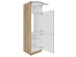 Optifit Kühlschränke<Bari407 Küchen-Geräteumbauschrank 60 cm Rostrot