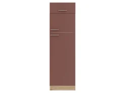 Optifit Bari407 Küchen-Geräteumbauschrank 60 cm Rostrot< Kühlschränke|Küchenschränke