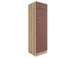 Optifit Bari407 Küchen-Geräteumbauschrank 60 cm Rostrot< Kühlschränke|Küchenschränke