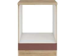 Optifit Einbauküchen|Küchenschränke<Bari407 Küchen-Herdumbau 60 cm Rostrot