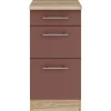 Discount Optifit Bari407 Küchen-Unterschrank 40 cm Rostrot