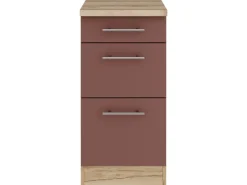 Discount Optifit Bari407 Küchen-Unterschrank 40 cm Rostrot