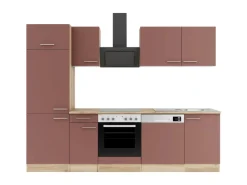 Clearance Optifit Bari407 Küchenzeile 270 cm Rostrot