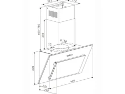 Clearance Optifit Bari407 Küchenzeile 270 cm Rostrot