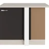Clearance Optifit Faro220 Küchen-Eck-Unterschrank 110 cm Anthrazit