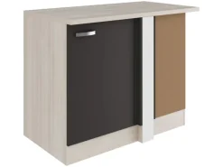 Clearance Optifit Faro220 Küchen-Eck-Unterschrank 110 cm Anthrazit