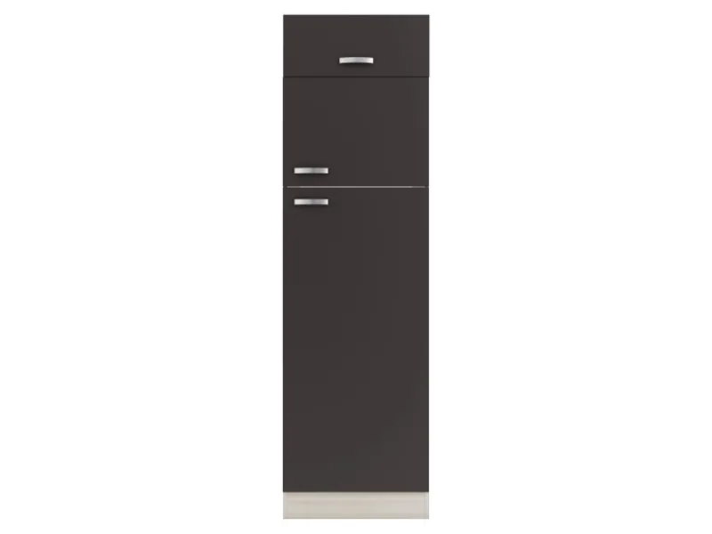Optifit Faro220 Küchen-Geräteumbauschrank 60 cm Anthrazit< Kühlschränke|Küchenschränke