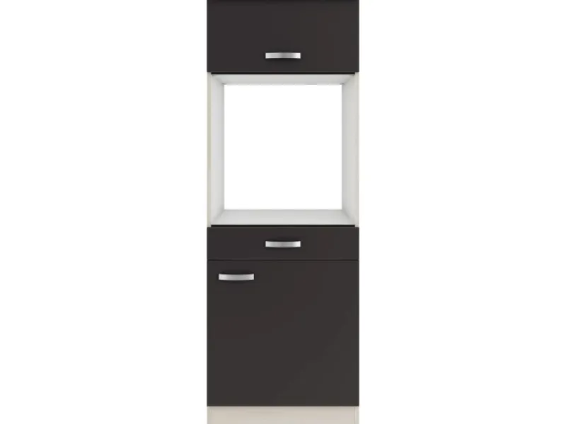 Clearance Optifit Faro220 Küchen-Geräteumbauschrank 60 cm Anthrazit