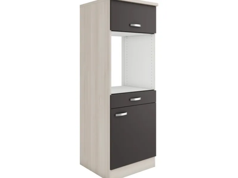 Clearance Optifit Faro220 Küchen-Geräteumbauschrank 60 cm Anthrazit