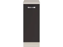 Optifit Faro220 Küchen-Unterschrank 30 cm Anthrazit< Küchenschränke