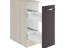 Optifit Faro220 Küchen-Unterschrank 30 cm Anthrazit< Küchenschränke