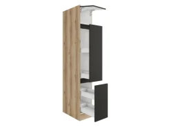 Optifit Küchenschränke<Küchen-Apothekerschrank 30x 206,8x 57,1cm Noah420 Wildeiche NB