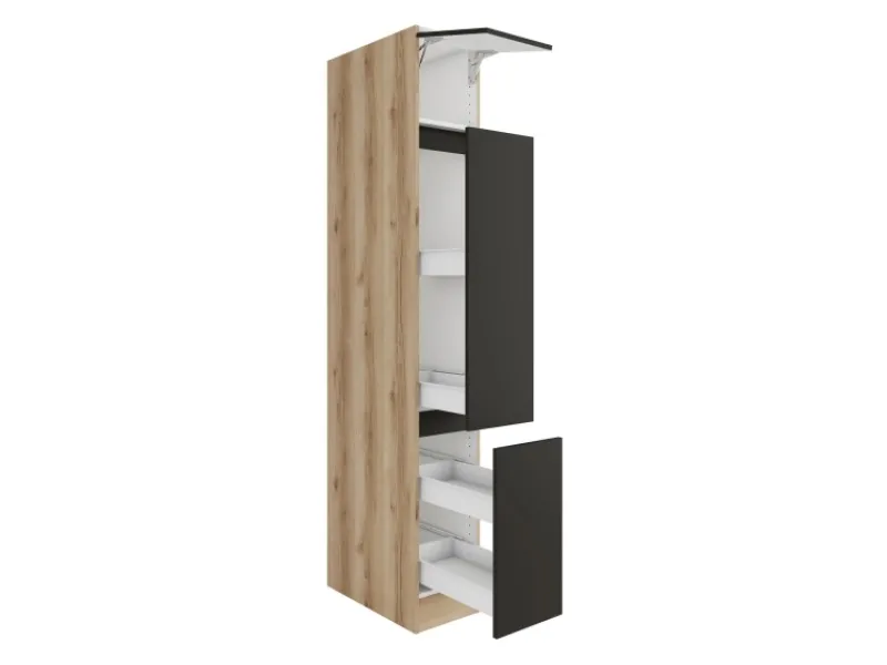 Optifit Küchenschränke<Küchen-Apothekerschrank 30x 206,8x 57,1cm Noah420 Wildeiche NB