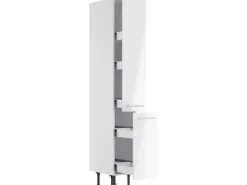 Discount Optifit Küchen-Apothekerschrank Rurik986 30 cm x 211,8 cm x 58,4 cm Weiß