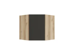 Optifit Küchen-Eckoberschrank 60 x 57,6 x 34,6 cm Noah420 Wildeiche NB< Küchenschränke