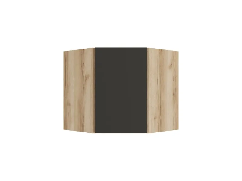 Optifit Küchen-Eckoberschrank 60 x 57,6 x 34,6 cm Noah420 Wildeiche NB< Küchenschränke