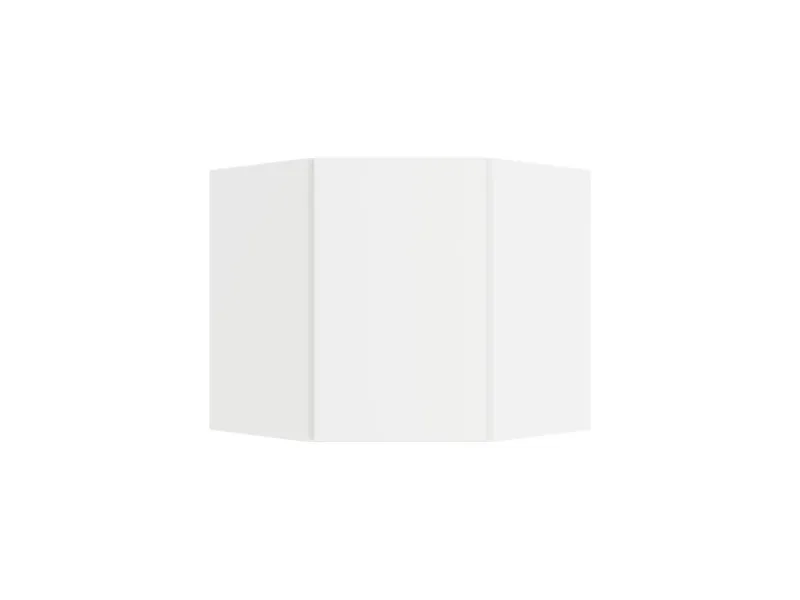 Optifit Küchen-Eckoberschrank 60 x 57,6 x 34,6 cm Luca932 Weiß Anthrazit< Küchenschränke