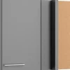 Optifit Küchen-Eckoberschrank Mats825 80/45 x 70,4 x 34,9 cm Basaltgrau< Küchenschränke