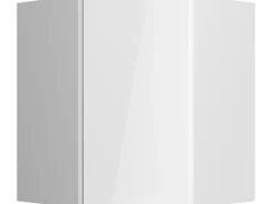 Optifit Küchen-Eckoberschrank Arvid986 60/60 cm x 70,4 cm x 34,9 cm Weiß< Einbauküchen|Küchenschränke