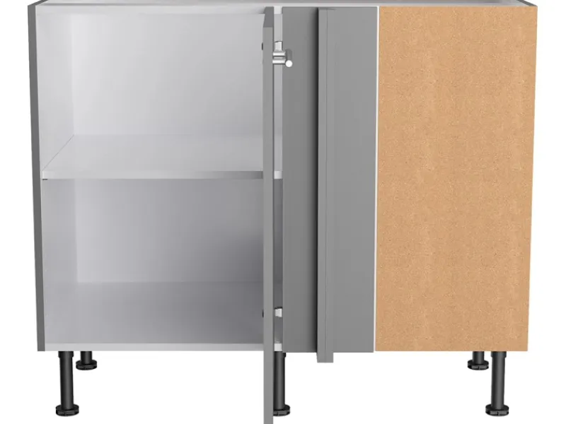 Optifit Küchenschränke<Küchen-Eck-Unterschrank Mats825 100/65 x 87 x 58,4 cm Basaltgrau