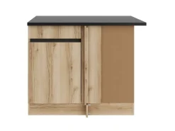 Sale Optifit Küchen-Eck-Unterschrank 100 x 88 x 60 cm Kaya290 Nachbildung Wildeiche