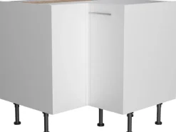 Optifit Küchenschränke<Küchen-Eck-Unterschrank Bengt932 90/90 cm x 87 cm x 58,4 cm Weiß