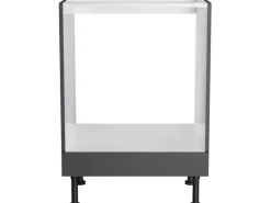 Optifit Küchen-Herdumbau Ingvar420 60 cm x 87 cm x 58,4 cm Anthrazit Matt< Einbauküchen|Kochfelder