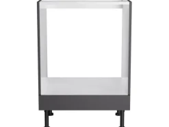 Optifit Küchen-Herdumbau Ingvar420 60 cm x 87 cm x 58,4 cm Anthrazit Matt< Einbauküchen|Kochfelder