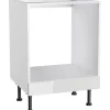 New Optifit Küchen-Herdumbau Rurik986 60 cm x 87 cm x 58,4 cm Weiß