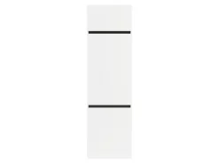 Outlet Optifit Küchen-Hochschrank f. Kühlschr. 60x206,8x57,1cm Luca932 Weiß Anthra. Weiß-Anthrazit