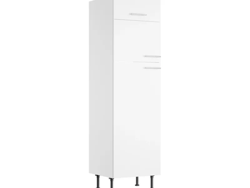 Hot Optifit Küchen-Hochschrank für Kühl-Gefrier-Kombi Bengt932 60 cm Weiß