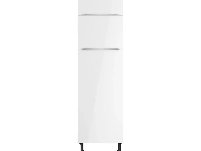 Outlet Optifit Küchen-Hochschrank für Kühl-Gefrier-Kombi Arvid986 60 cm Weiß