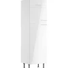 Optifit Küchen-Hochschrank für Kühl-Gefrier-Kombi Rurik986 60 cm Weiß< Kühlschränke|Einbauküchen