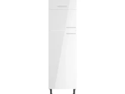 Optifit Küchen-Hochschrank für Kühl-Gefrier-Kombi Rurik986 60 cm Weiß< Kühlschränke|Einbauküchen