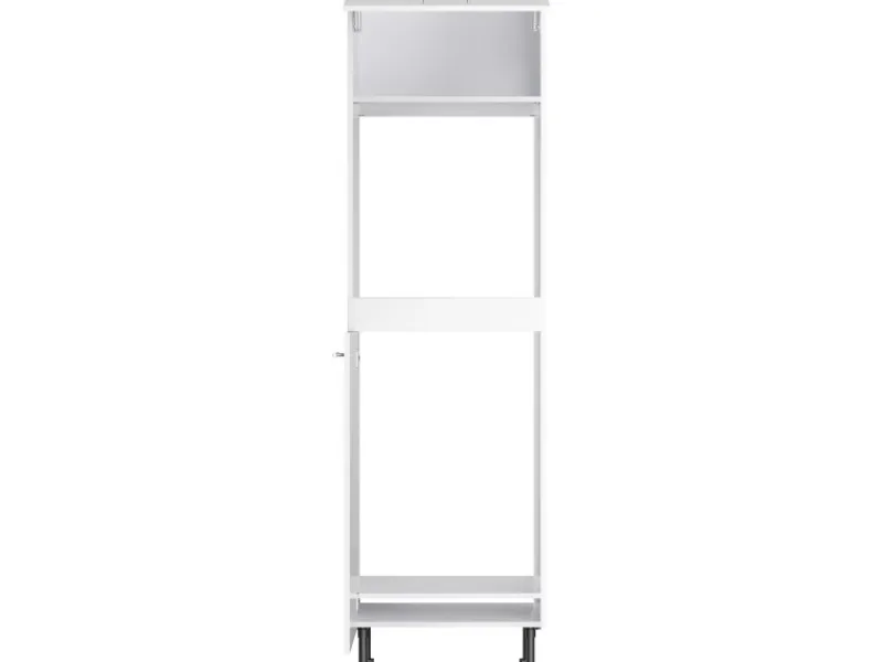 Optifit Küchen-Hochschrank für Backofen und Kühlschrank Bengt932 60 cm Weiß< Kühlschränke|Küchenschränke