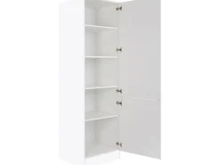 Optifit Küchenschränke<Küchen-Hochschrank Salo214 60 cm Wäschesortierung Weiß